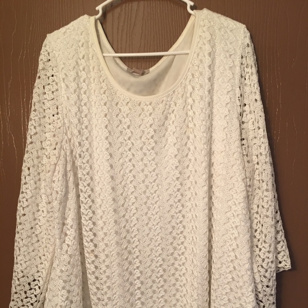 Roz and Ali brand 3X dressy top
